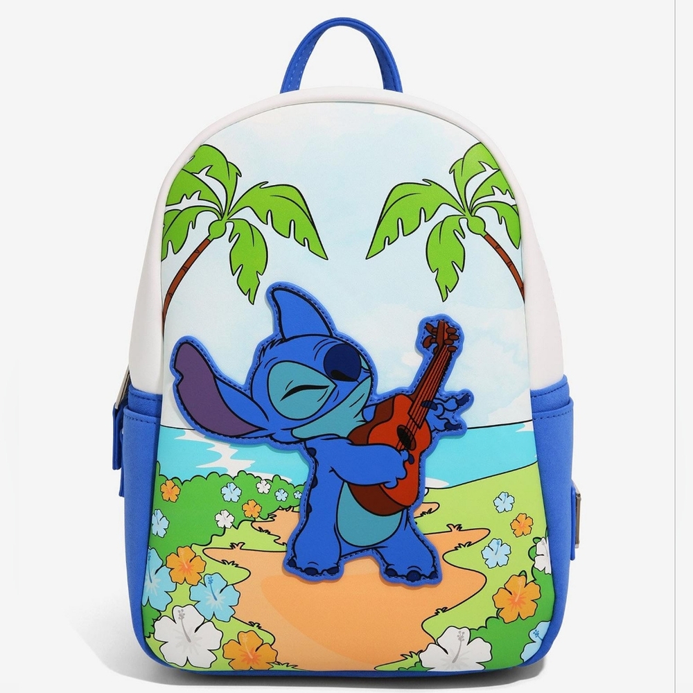 Loungefly Disney Lilo & Stitch Stitch with Ukulele Mini Backpack